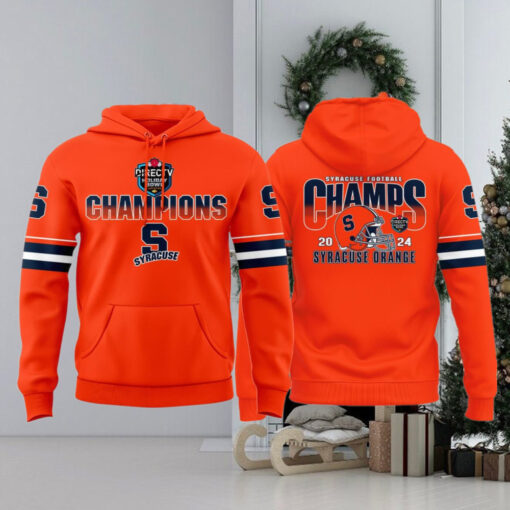 Syracuse Orange Directv Holiday Bowl Champions 2024 Hoodie