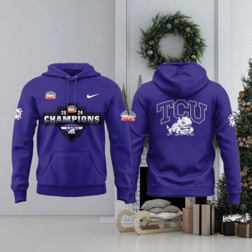 TCU Horned Frogs Football New Mexico Bowl Celebration 2024 Hoodie