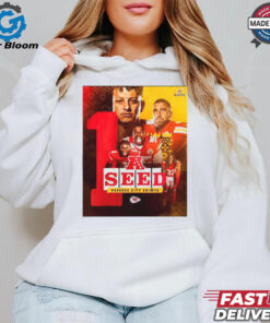 Top Poster The Chiefs Clinch The Afcs No 1 Seed On Christmas Day Kansas City Chiefs Win Pittsburgh Steelers 2024 T Shirt