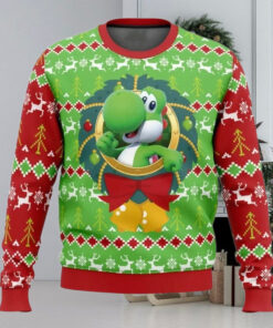 Ugly Christmas Sweater Yoshi Mario Bros