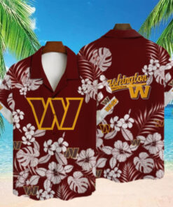 Washington Commanders Tropical Vibe Hawaiian Shirt