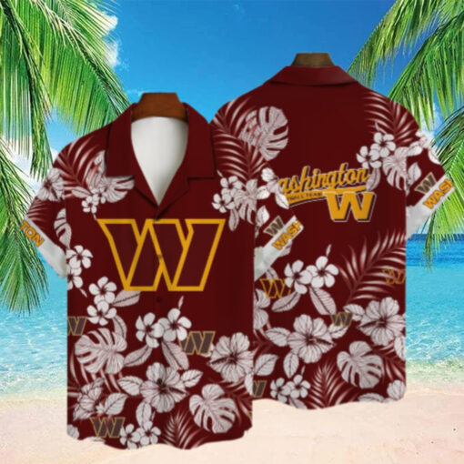 Washington Commanders Tropical Vibe Hawaiian Shirt