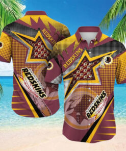 Washington Redskins All Star Burst Hawaiian Shirt