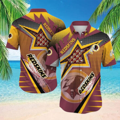 Washington Redskins All Star Burst Hawaiian Shirt