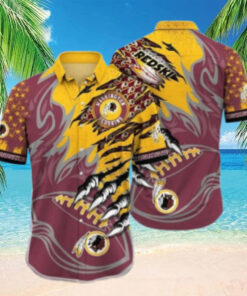 Washington Redskins Claw Strike Hawaiian Shirt