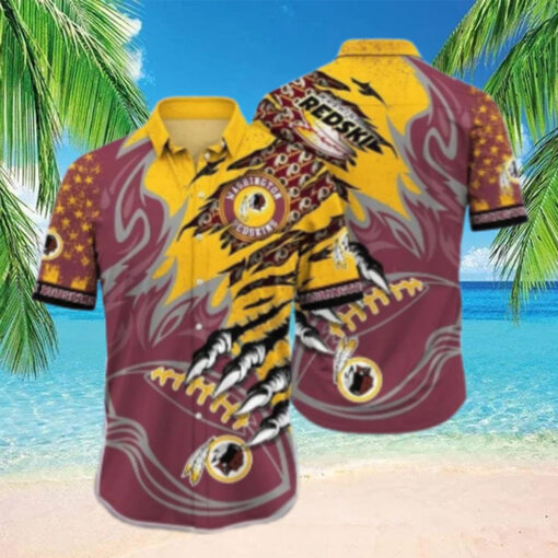 Washington Redskins Claw Strike Hawaiian Shirt