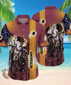 Washington Redskins Halloween Jason Hawaiian Shirt