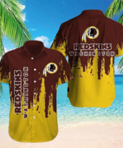 Washington Redskins Starburst Legacy Hawaiian Shirt