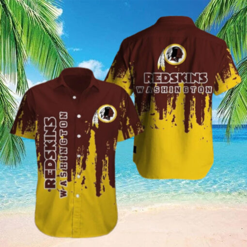 Washington Redskins Starburst Legacy Hawaiian Shirt