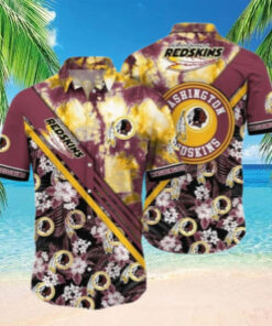 Washington Redskins Sunset Vibes Hawaiian Shirt