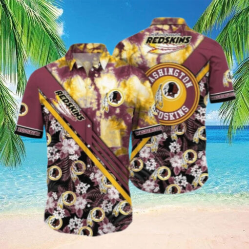 Washington Redskins Sunset Vibes Hawaiian Shirt