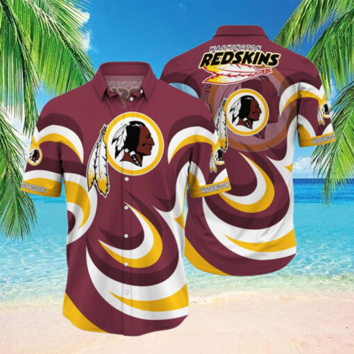 Washington Redskins Swirl Pride Hawaiian Shirt