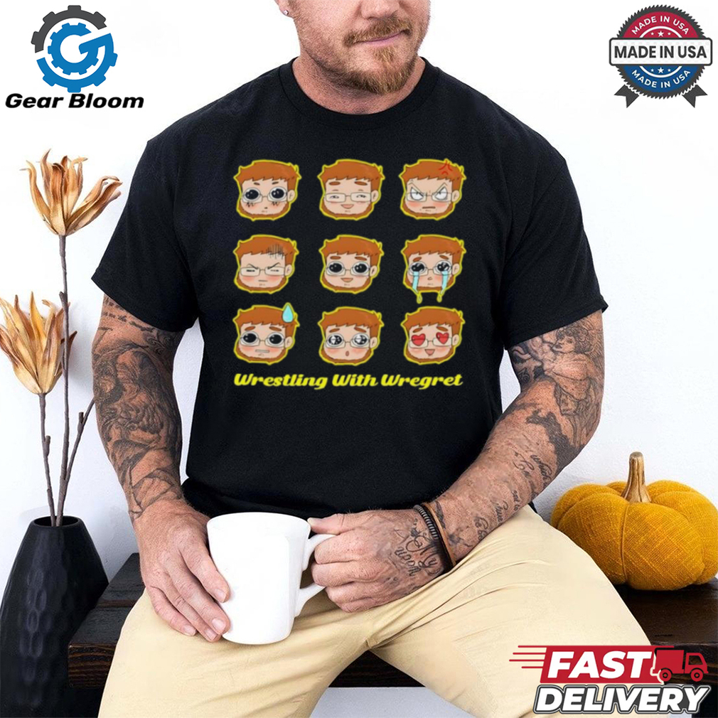 Wrestling with Wregret chibi shirt Wrestling with Wregret chibi shirt