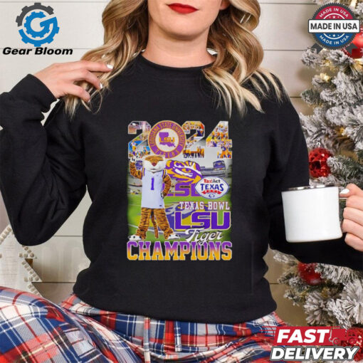 2024 Texas Bowl LSU Tiger Champions mascot shirt Fan Favorite