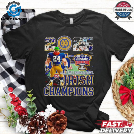 2025 Allstate Sugar Bowl Irish Champions mascot shirt