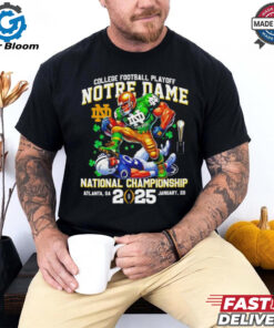 2025 College football playoff Notre Dame Fighting Irish Mascots National Championship Atlanta GA shirt