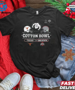 2025 Cotton Bowl Texas Longhorns Vs Ohio State Buckeyes Matchup Football NCAA Division Unisex T Shirt