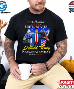 47th President Of The United States Donald Trump Inauguration Day January 20 2025 shirt