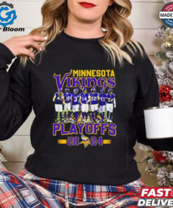 Andrew Van Ginkel Justin Jefferson Addison Darnold Harrison Smith and Camryn Bynum Minnesota Vikings Playoffs 2024 shirt