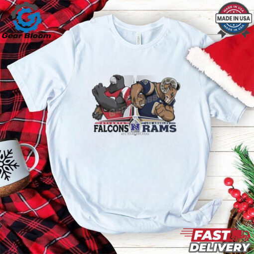 Atlanta Falcons Vs Los Angeles Rams Football AFC Wild Card Matchups NFL Playoffs Mascot Shirt