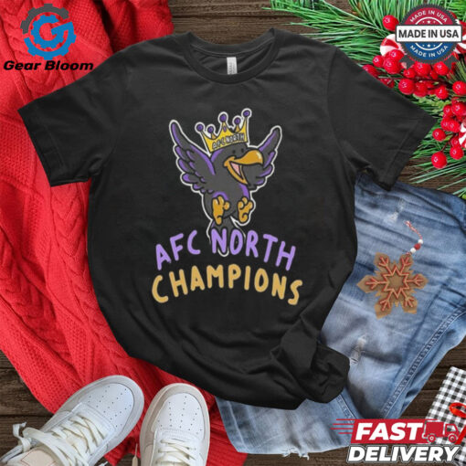 Baltimore Ravens The King Of AFC North Champions NFL Playoffs 2024 2025 Merch By CornDoggyLoL Shirt