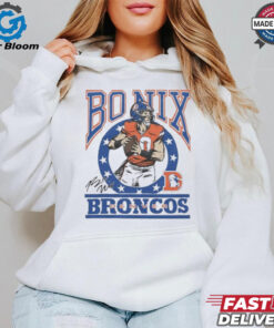 Bo Nix Denver Broncos Signature T Shirt