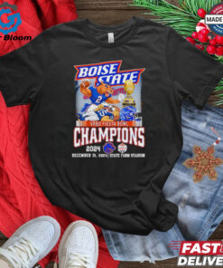 Boise State Vrbo Fiesta Bowl Champions 2024 mascot Fan Favorite shirt