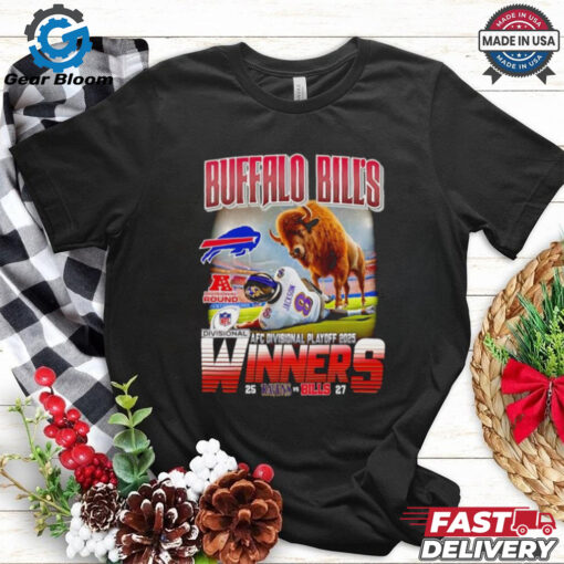 Buffalo Bills AFC Divisional Playoffs 2025 winners mascot shirt