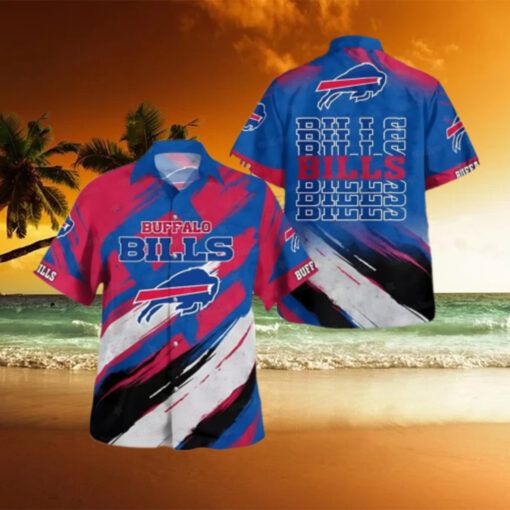 Buffalo Bills Abstract Wave Hawaiian Shirt