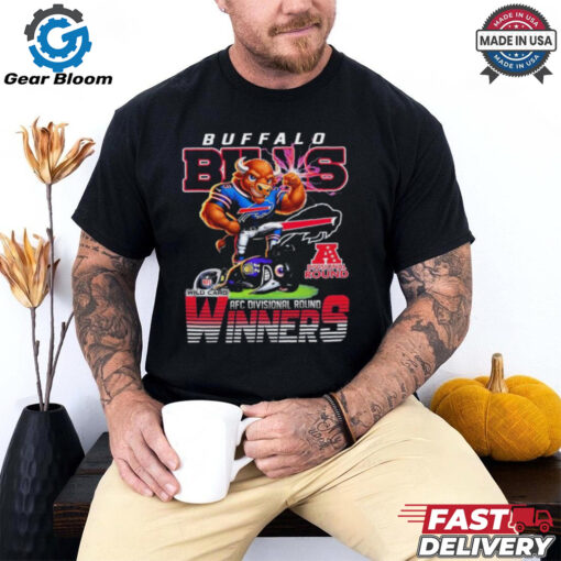 Buffalo Bills Baltimore Ravens AFC Divisional Round Winners Mascot NFL 2025 T shirts