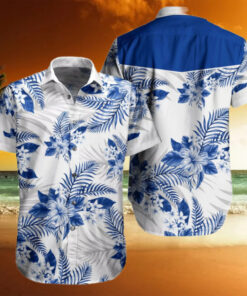 Buffalo Bills Blue Tropical Floral Hawaiian Shirt