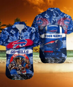 Buffalo Bills Bold Charge Hawaiian Shirt