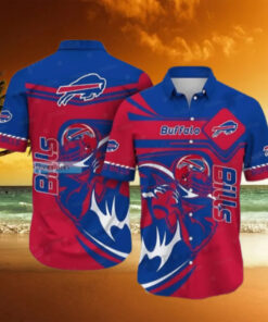 Buffalo Bills Bold Striker Hawaiian Shirt