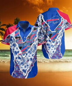 Buffalo Bills Floral Patch Hawaiian Shirt