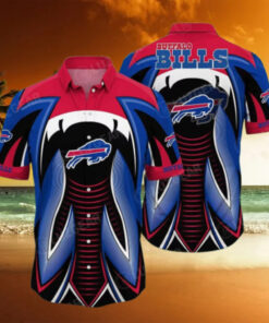 Buffalo Bills Futuristic Blaze Hawaiian Shirt