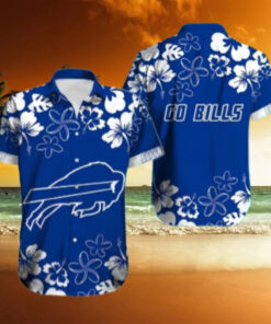 Buffalo Bills Hibiscus Floral Go Bills Hawaiian Shirt