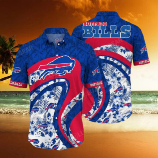 Buffalo Bills Hibiscus Wave Hawaiian Shirt