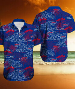 Buffalo Bills Ocean Wave Scenic Hawaiian Shirt