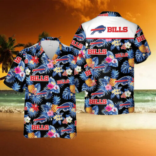 Buffalo Bills Pineapple Paradise Floral Hawaiian Shirt