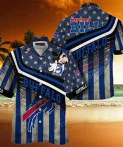 Buffalo Bills Stars & Stripes Mickey Hawaiian Shirt