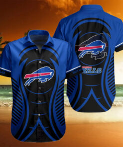 Buffalo Bills Tribal Edge Hawaiian Shirt