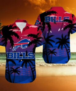 Buffalo Bills Twilight Palm Sunset Hawaiian Shirt