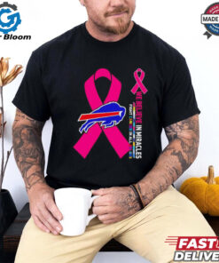 Buffalo Bills we believe in miracles fight cancer in all colors graphic shirt