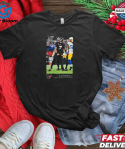 C.J. Stroud Houston Texans NFL Flash Features Wild Card T-Shirt - Celebrate C.J. Stroud's Impact in the NFL Wild Card, Bold and Dynamic Design for Texans Fans, Perfect for Supporting Stroud and the Houston Texans in the Playoffs