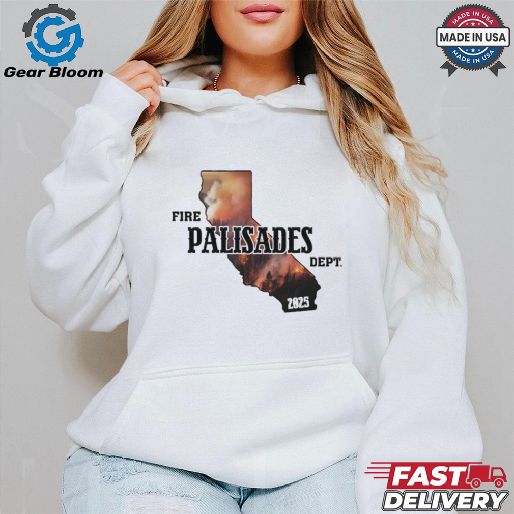 California Republic Fire Palisades Dept 2025 T Shirt California Republic Fire Palisades Dept 2025 T Shirt