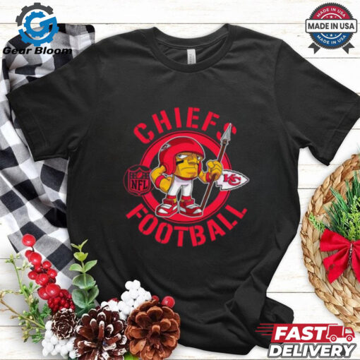 Chiefs Football Nfl Rush Zone Cartoon Character Shirt