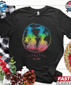 Coldplay Moon Music Only One World T shirt