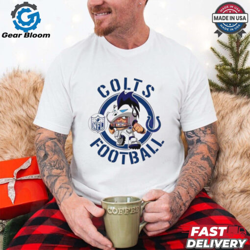 Colts Football Nfl Rush Zone Cartoon Character Shirt