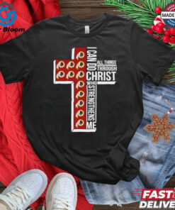 Cross I can do Christ who strengthens me all thing through Washington Commanders shirt