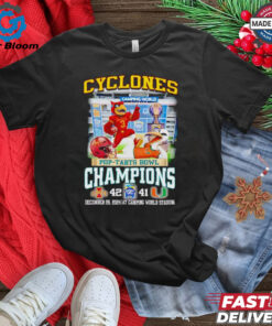 Cyclones Pop Tarts Bowl Champions score mascot Fan Favorite shirt